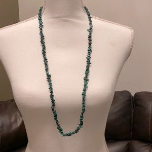 Malachite Chips Genuine Stones Necklace